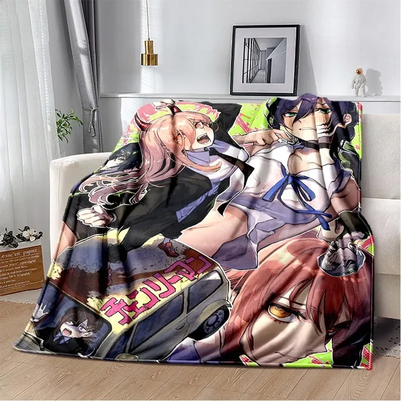 Hot Item Anime Chainsaw Man Makima Blanket - Bleach Merchandise