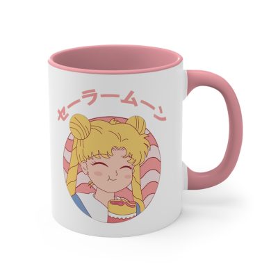New Collection Sailor Moon Usagi Eat Cake Mug - Bleach Merchandise