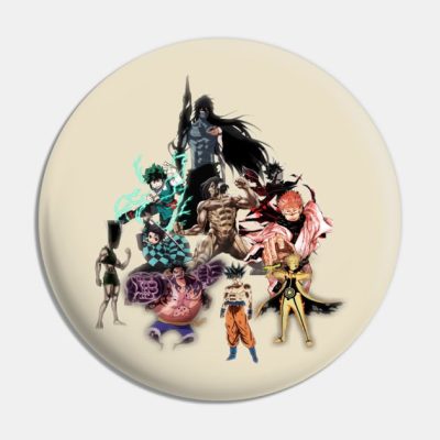 The Best And Strongest Anime Heroes Pin Official Luffy Merch
