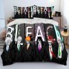 3D Anime Bleach Japan Cartoon Comforter Bedding Set Duvet Cover Bed Set Quilt Cover Pillowcase King 14 - Bleach Merchandise