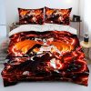 3D Anime Bleach Japan Cartoon Comforter Bedding Set Duvet Cover Bed Set Quilt Cover Pillowcase King 2 - Bleach Merchandise