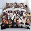 3D Anime Bleach Japan Cartoon Comforter Bedding Set Duvet Cover Bed Set Quilt Cover Pillowcase King 5 - Bleach Merchandise Store