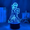 3d Lamp Anime Bleach Ichigo Kurosaki for Bedroom Decor Nightlight Cool Birthday Gift Acrylic Led Night 2 - Bleach Merchandise Store