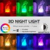 3d Lamp Anime Bleach Light for Bedroom Decoration Nightlight Cool Birthday Gift Acrylic Led Night Light 2 - Bleach Merchandise