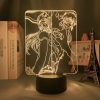 3d Lamp Anime Bleach Night Light for Bedroom Decoration Nightlight Cool Birthday Gift Acrylic Led Night 2 - Bleach Merchandise Store