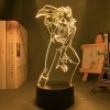 3d Light Anime Bleach Yoruichi Shihouin for Home Decoration Nightlight Cool Birthday Gift Acrylic Led Night 1 - Bleach Merchandise Store