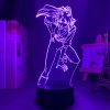 3d Light Anime Bleach Yoruichi Shihouin for Home Decoration Nightlight Cool Birthday Gift Acrylic Led Night - Bleach Merchandise Store