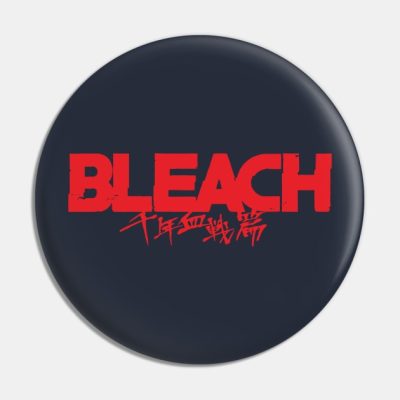 Cool Bleach Anime Logo Design Pin Official Luffy Merch