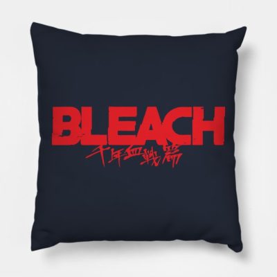 Cool Bleach Anime Logo Design Throw Pillow Official Dragon Ball Z Merch
