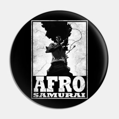 Afro Hair Samurai Pin Official Luffy Merch