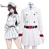 Anime Bleach Bambietta Basterbine Cosplay Costume Bambietta Basterbine Cosplay Outfit White Dress Suit Halloween Carnival Costum - Bleach Merchandise Store