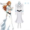 Anime Bleach Inoue Orihime Cosplay Costume Newest Orihime Inoue Cosplay Outfit White Shirt Skirt Suit Halloween - Bleach Merchandise Store
