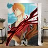 CLOOCL Fashion Flannel Blankets Cartoon Anime BLEACH 3D Printed Blanket Office Nap Air Conditioner Throw Quilt - Bleach Merchandise