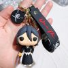 Japanese Anime BLEACH Silicone Keychain Cartoon Kurosaki Ichigo Cosplay Keyring for Men Car Pendant Charms Accessories 5 - Bleach Merchandise Store