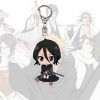 Original Anime Bleach Keychain for women and men acrylic keychain with a comical character bag accessories 4 - Bleach Merchandise Store