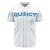 Quincy Ishida Bleach AOP AOP Baseball Jersey FRONT Mockup - Bleach Merchandise Store