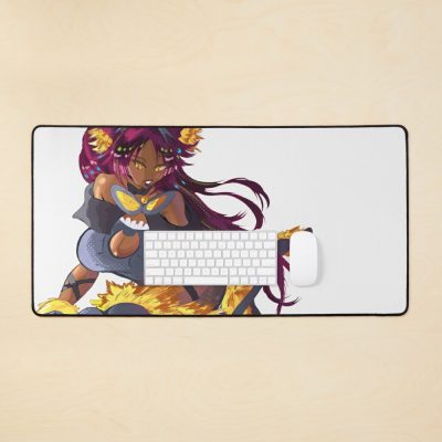 Bleach Yoruichi Cat Girl White Mouse Pad Official Bleach Merch