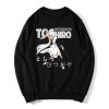 Captain Toshiro BLEACH Manga hoodie Black Punk Pullover Sweatshirts Men Cotton Oversized Unisex Sweater Harajuku Streetwear - Bleach Merchandise Store