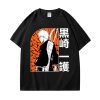 Japanese Anime Bleach T Shirt Manga Kurosaki Ichigo Graphic Tshirts Summer Cartoon 100 Cotton Tops T - Bleach Merchandise Store
