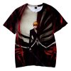 T shirt Men BLEACH 3D Printed Children T shirts Y2k Anime Summer Short Sleeve High Quality - Bleach Merchandise Store