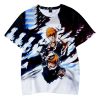 T shirt Men BLEACH 3D Printed Children T shirts Y2k Anime Summer Short Sleeve High Quality 4 - Bleach Merchandise