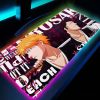 BLEACH Large RGB Mouse Pad Gaming Mousepads LED Mouse Mat Gamer Desk Mats Rubber Table Rug 11 - Bleach Merchandise