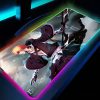 BLEACH Large RGB Mouse Pad Gaming Mousepads LED Mouse Mat Gamer Desk Mats Rubber Table Rug 6 - Bleach Merchandise Store