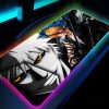 BLEACH Large RGB Mouse Pad Gaming Mousepads LED Mouse Mat Gamer Desk Mats Rubber Table Rug 8 - Bleach Merchandise