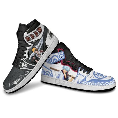 Ichigo Kurosaki and Gintoki Sakata J1 Sneakers