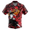 Ichigo Kurosaki Bleach Short Sleeve Hawaiian Shirt FRONT mockup - Bleach Merchandise