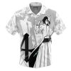 Ulquiorra Cuatro Espada Bleach Short Sleeve Hawaiian Shirt FRONT mockup - Bleach Merchandise