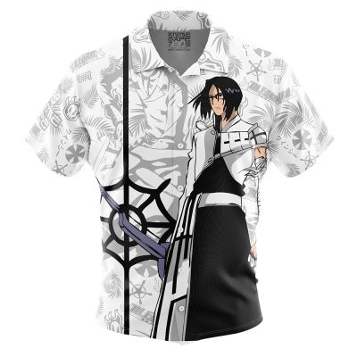 Uryu Ishida Quincy Bleach Short Sleeve Hawaiian Shirt FRONT mockup 800x800 1 - Bleach Merchandise