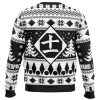 Chibi Kenpachi Zarakii Bleach Ugly Christmas Sweater BACK mockup - Bleach Merchandise